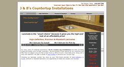 Desktop Screenshot of jandbscountertops.com